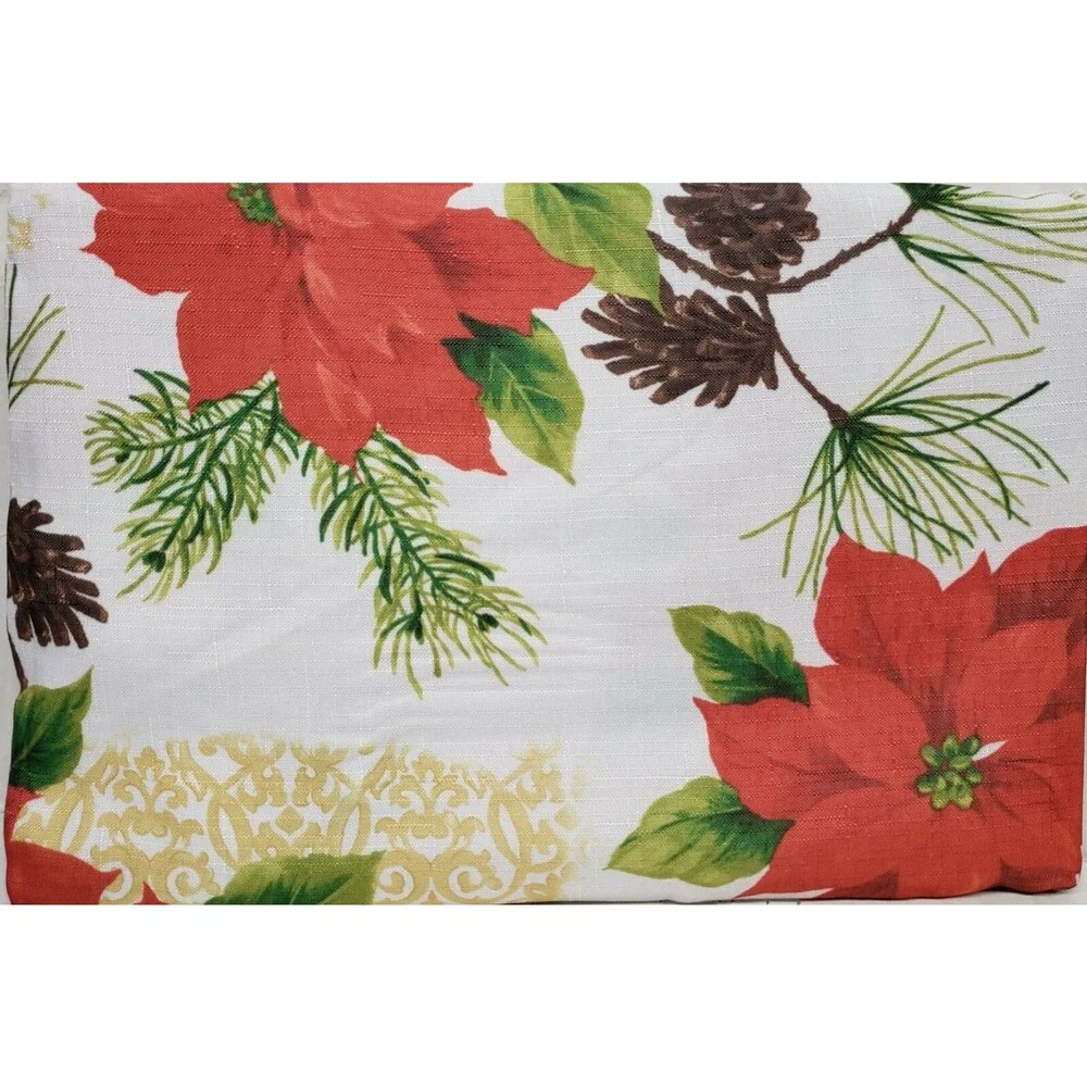 Printed Linen Tablecloth 60